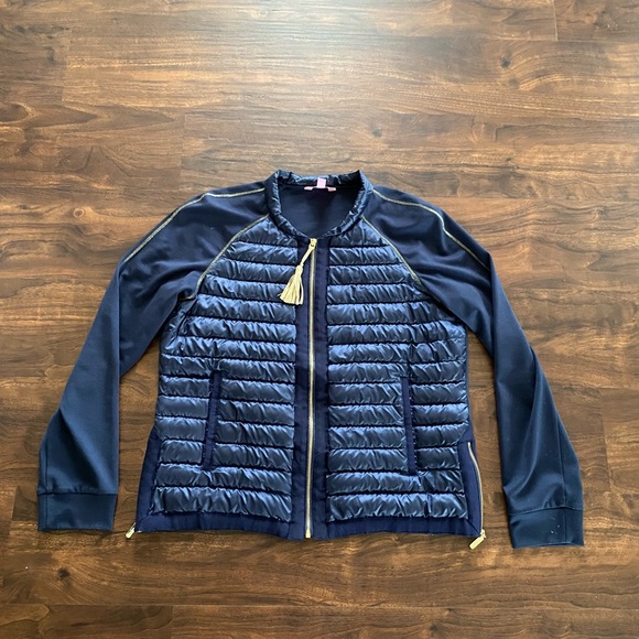 Lilly Pulitzer Jackets & Blazers - Lilly Pulitzer Haley Jacket Navy Size XL